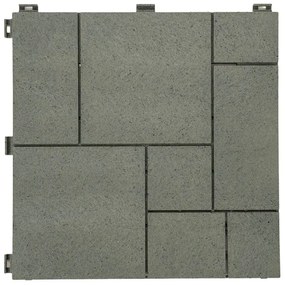 Multy Home Gumová dlaždica STONE MOSAIC 30 x 30 cm, zelená