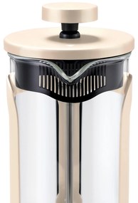 Kanvica french press 300 ml, 2 šálky, béžová