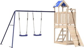 vidaXL Vonkajšia súprava na hranie masívna borovica