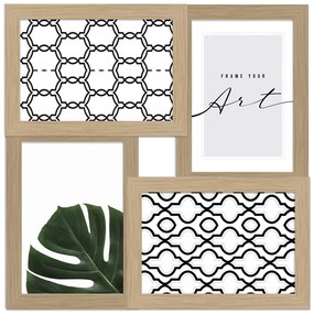 Rámček na stenu v prírodnej farbe 27x27 cm Beech – knor