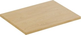 Závěsná skříňka Aster Pati s deskou a umyvadlem 60 cm bílá/dub cremona
