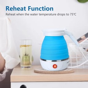 Aigostar - Cestovná rýchlovarná kanvica 600ml 1000W/230V