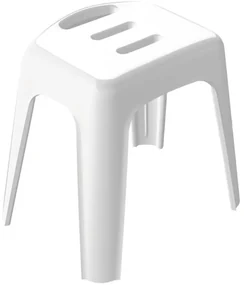 Spirella Sedátko do sprchy HOCKER, biela, 47 cm