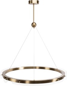 Toolight Loop, LED stropné svietidlo 79cm, 26W, diaľkové ovládanie, APP1549-CP, zlatá matná, OSW-06970