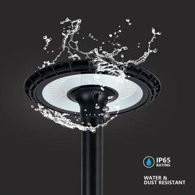Brilagi-LED Vonkajšia pouličná lampa s 4 m stĺpom URBANSPARK LED/120W/230V čierna IP65