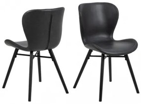 BATILDA BLACK stolička Čierna