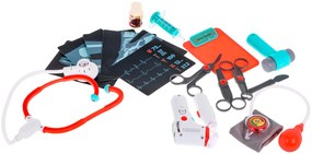 Lekársky vozík pre deti 3+ Interaktívne funkcie RTG príslušenstvo EKG 20+ ks.