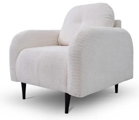 Čalúnené kreslo CLOUDY krémové