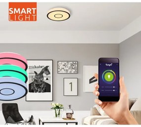 Globo- LED RGB Kúpeľňové stmievateľné svietidlo LED/30W/230V IP44 Wi-Fi Tuya + DO