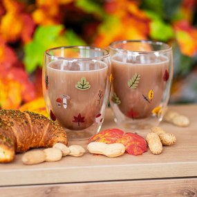 4Home Termo pohár Autumn Hot&Cool 350 ml, 2 ks