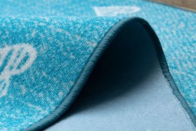 Koberec HEARTS Jeans - tyrkys