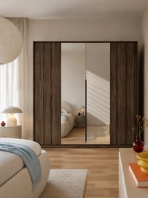 Skriňa Flaro 223 cm s osvetlením - dub dunin