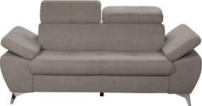 Dvojsedák Gisele, béžová taupe látka