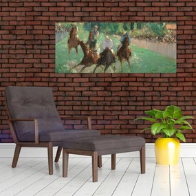 Obraz - Edouard Manet, At the Races, reprodukcia (120x50 cm)