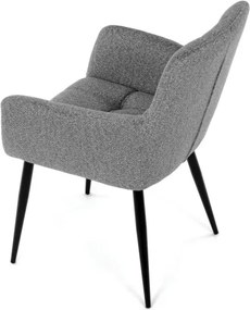 Jedálenská stolička sivá DCH-P3146 SIL2