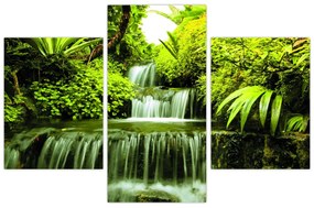 Obraz - Indonézske vodopády (90x60 cm)