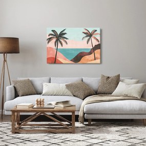 Obraz - Palmy pri mori (90x60 cm)