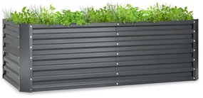 Blumfeldt High Grow Straight, vyvýšený záhon, 180 x 60 x 90 cm, 970 l, pozinkovaná oceľ