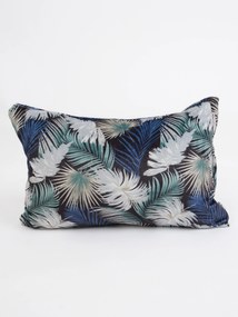 Obliečka na vankúš mikroplyš Digital 40 × 60 cm - Taisa zeleno/modrá