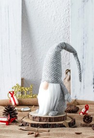 Vianočný škriatok ELF 069 - 50 cm šedý