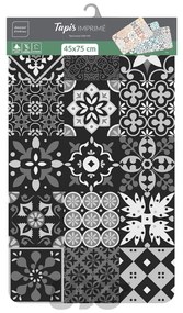 Čierny koberec z PVC 45x75 cm Salou – douceur d'intérieur