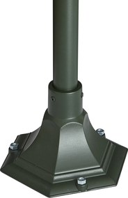 Klasická vonkajšia lampa tmavozelená 135 cm IP44 - Berta