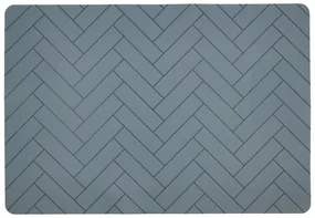 Modré silikónové prestieranie Södahl Tiles, 33 x 48 cm