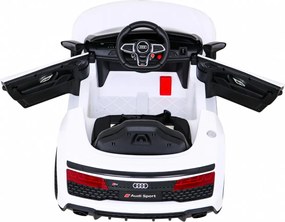 Ramiz Audi R8 LIFT batérie auto biela + diaľkové ovládanie