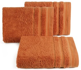 FROTÉ UTERÁK POLA SADA 3KS 70X140 CM ORANŽOVÁ