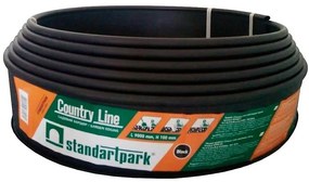 Záhradný obrubník COUNTRY LINE čierny 9 m