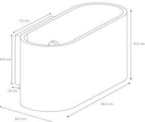 Lucide 23254/01/30 - Nástenné svietidlo XERA 1xG9/42W/230V čierne