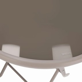 Dekorstudio Jumi Garden Balkónový skladací set na malý balkón 2x stolička a okrúhly stôl - béžový
