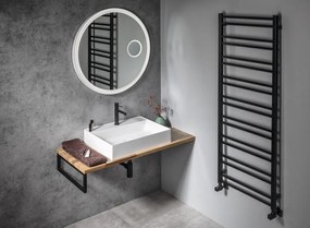 Sapho Sapho, FLOAT okrúhle LED podsvietené zrkadlo, ø 80 cm, kozm. zrkadlo, IR senzor, 3500-6500°K, biely, FT800