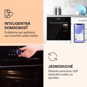 Klarstein Illuminosa Smart, vstavaná rúra, 2800 W, 11 funkcií, ovládanie pomocou aplikácie