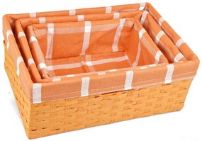 Úložný box oranžový Rozmery (cm): 26x18, v. 10