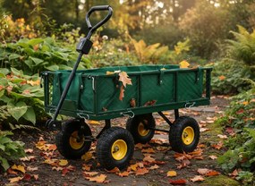 CH Zelený záhradný vozík s odnímateľnými bočnicami Loca M