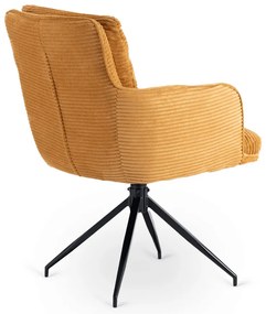Otočná stolička MIA horčicová