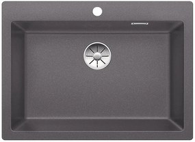 Blanco Pleon 8, silgranitový drez 700x510x220 mm, 1-komorový, sivá skala, BLA-523044