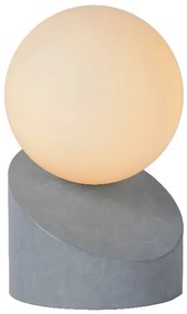 Lucide 45561/01/36 LEN - Stolná lampa - priemer 10 cm - 1xG9 - Šedá