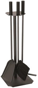 Krbové náradie 4 ks antracit/smrek