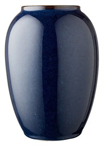 Modrá kameninová váza Bitz Pottery