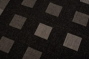 Koberec Floorlux 20203 strieborný / čierny