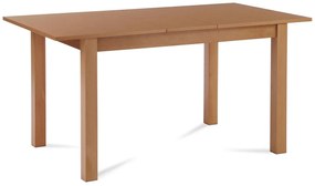 Autronic -  Jedálenský stôl rozkladací BT-6930 BUK3, 120+30x80x75cm, buk