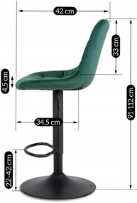 PROXIMA.store - Jedálenská barová stolička ARCOS 2 FARBA: ružová