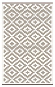 Béžovo-biely obojstranný vonkajší koberec Green Decore Parado, 120 × 180 cm