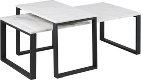 Konferenčný stolík 2-set Akamu, biela