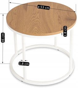 PROXIMA.store - Dizajnový konferenčný stolík CONNY FARBA: biely mramor, FARBA NÔH: čierna