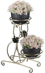 Stojan na kvety 64x54 cm zlatá