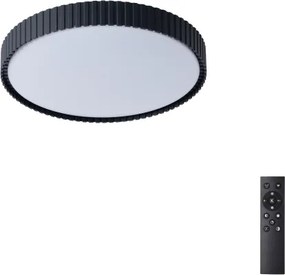 Brilagi - LED stmievateľné stropné svietidlo CORVO LED/54W/230V 3000-6000K čierne, priemer 40 cm + diaľkové ovládanie