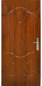 Dvere vchodové Mx-zeus 90L zlatý dub pp